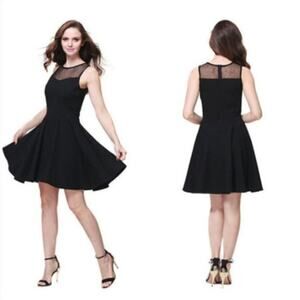 New Black cocktail event skater Dress